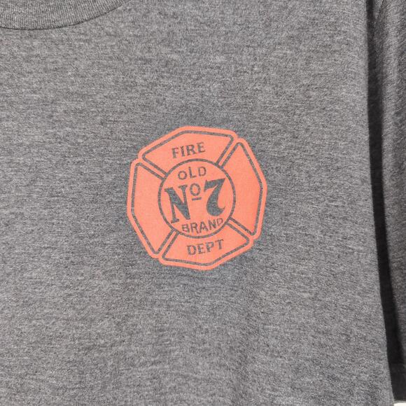 Jack Daniel's Tennessee Fire Whiskey Fireman's Unisex T-shirt/Tee - Size L - GUC - Picture 4 of 11